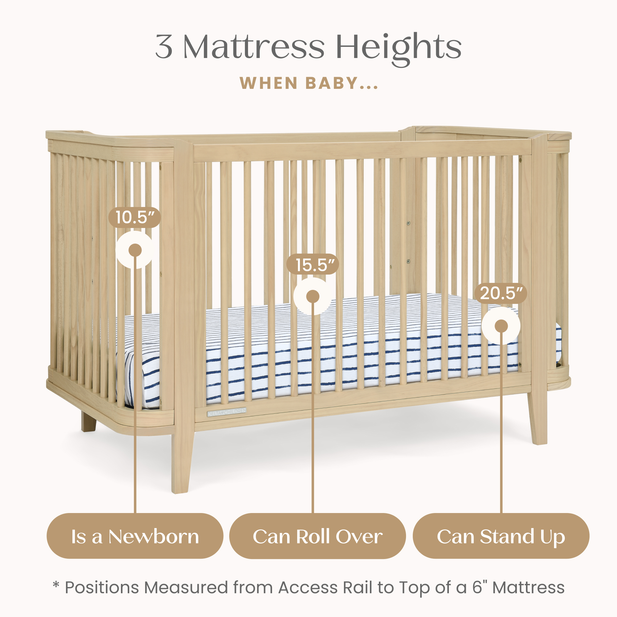 Noah 4-in-1 Convertible Crib | Delta Children